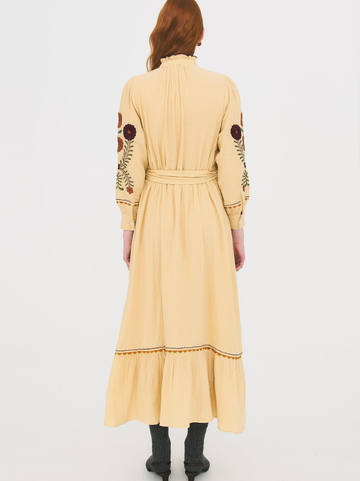 Robe longue Sun - Beige