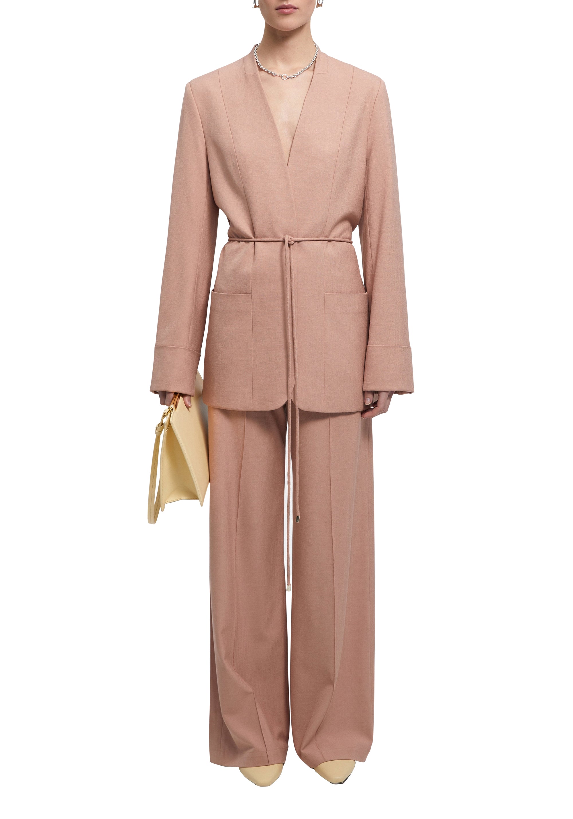 Blazer Sun ceinturé - Pale Rose
