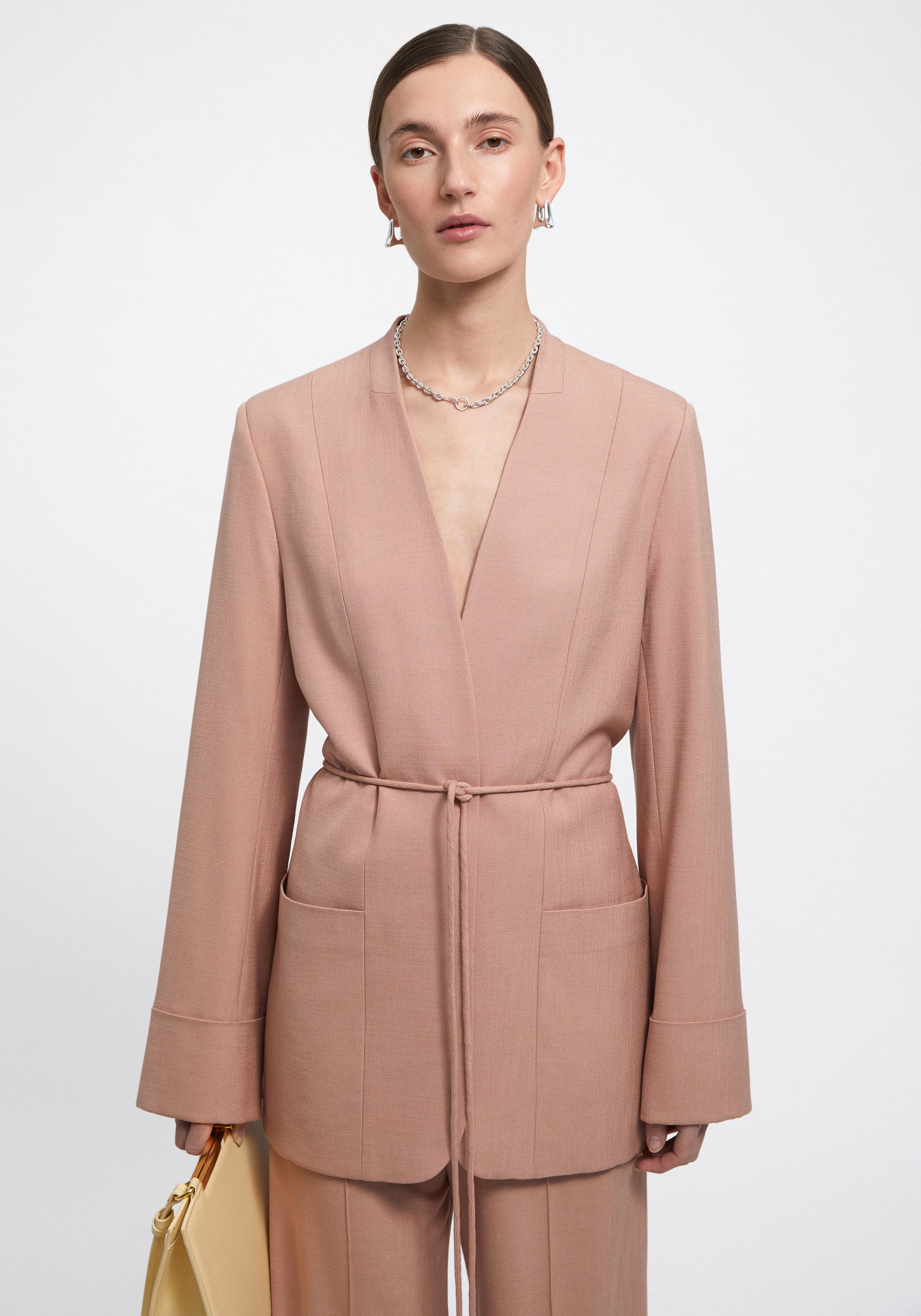 Blazer Sun ceinturé - Pale Rose
