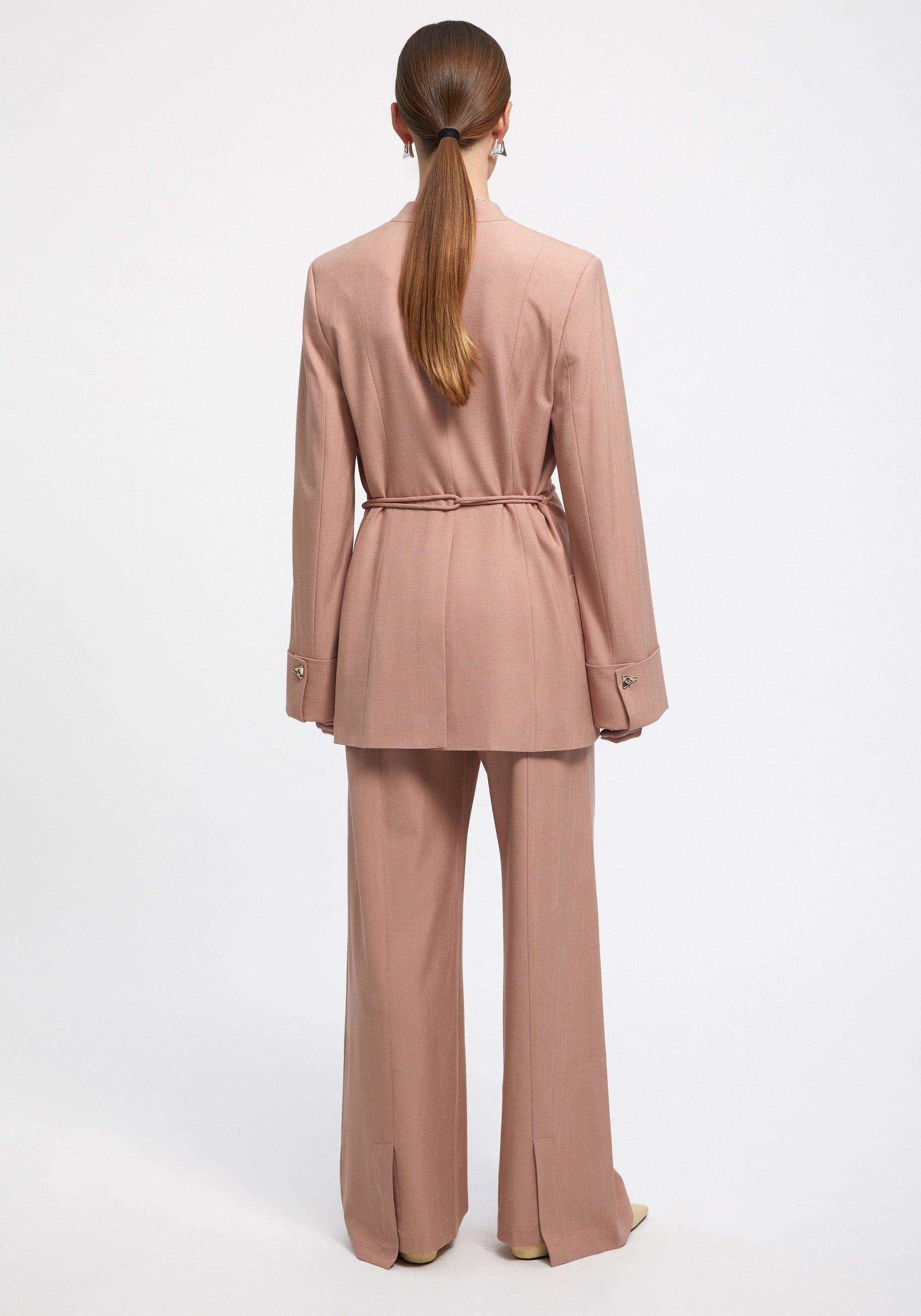 Blazer Sun ceinturé - Pale Rose