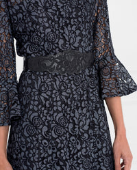Robe Surprise en dentelle - Silver Grey