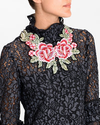 Robe Surprise en dentelle - Silver Grey