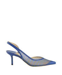 Slingbacks Sutton 65 en cuir et mesh - Ultraviolet & Ultraviolet