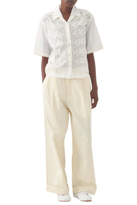 CREAM SUZANE BLOUSE