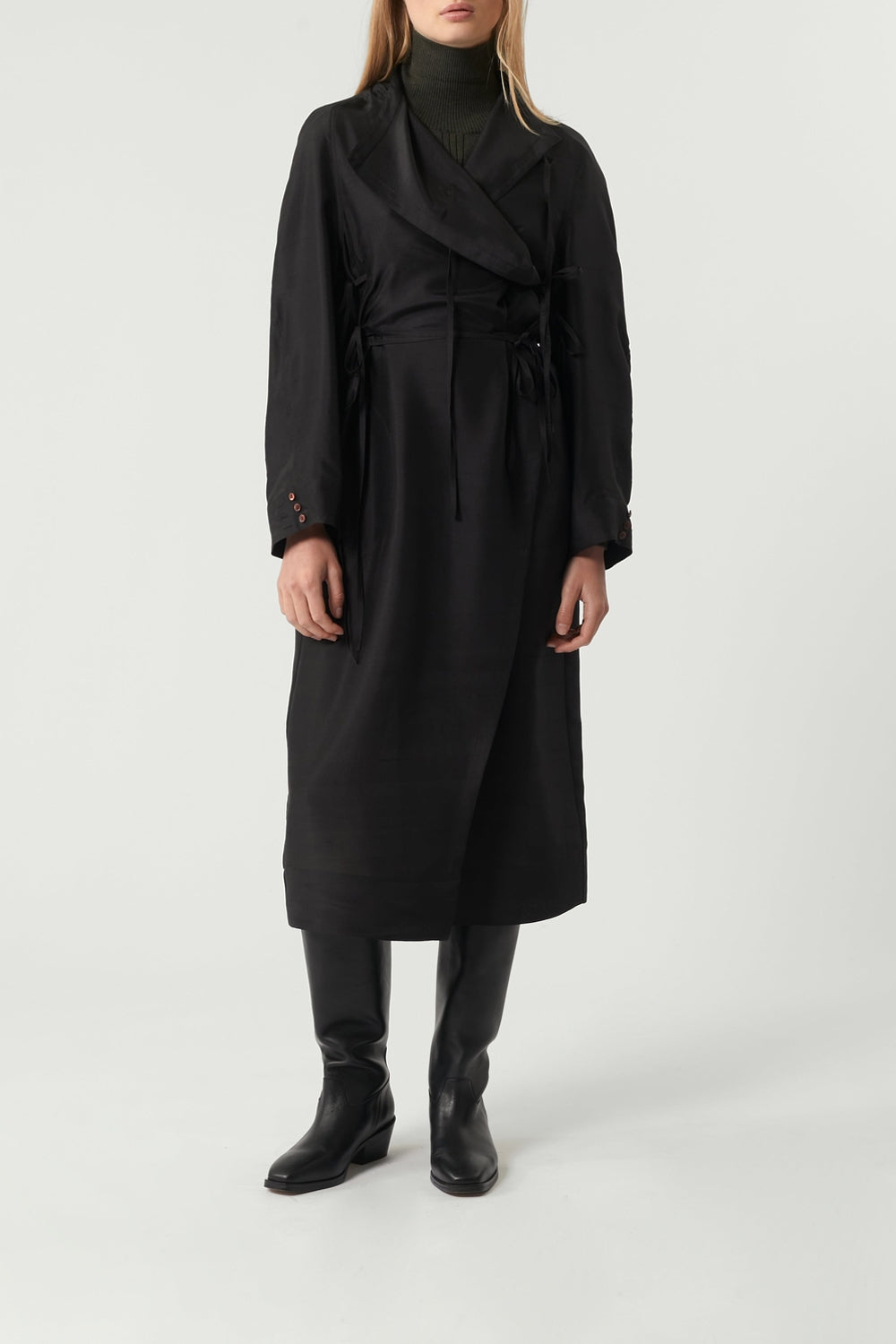 NOIR ROBE CHAINE & TRAME SUSIE