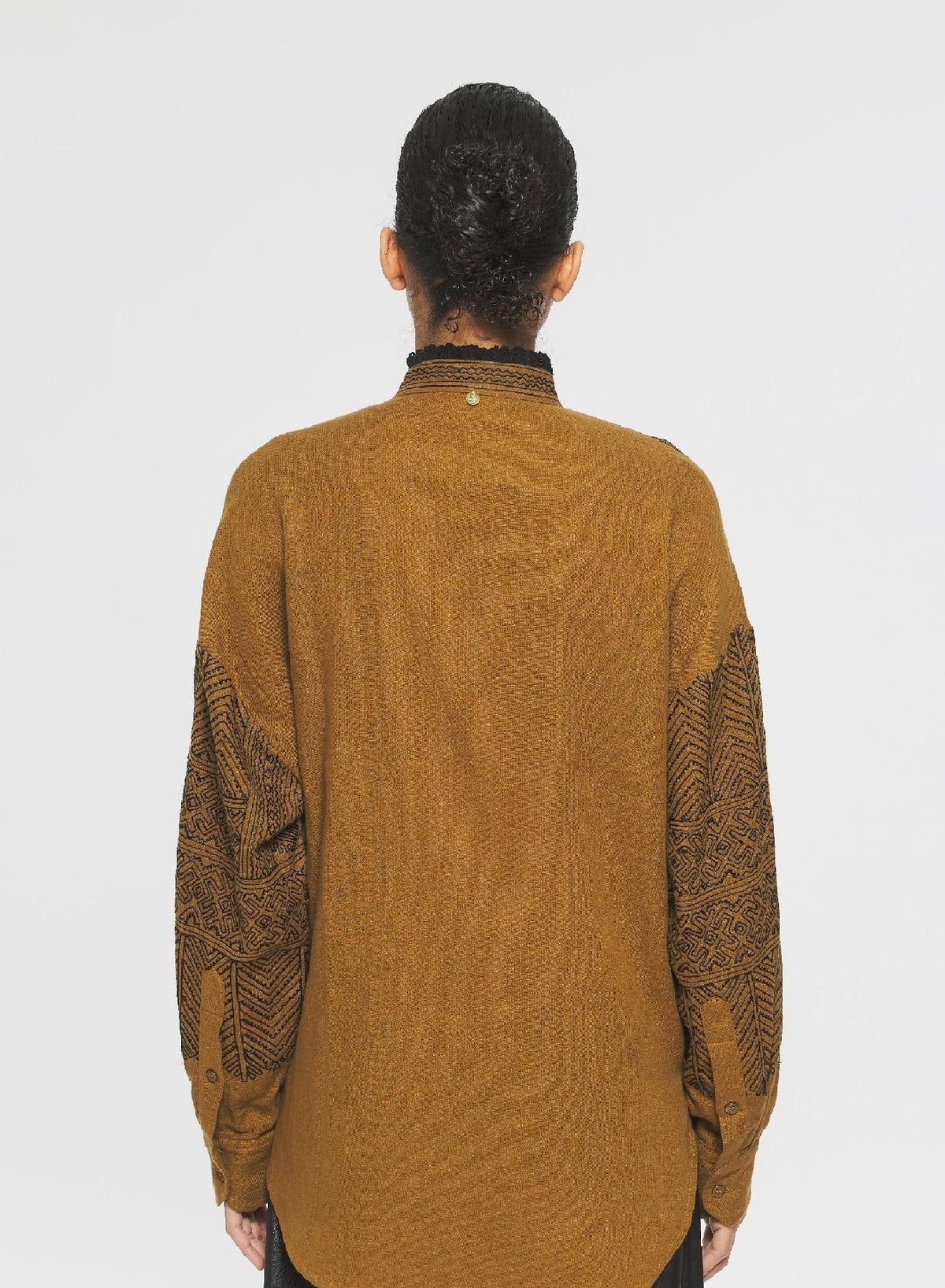 Tunique brodée Svetlana - Camel