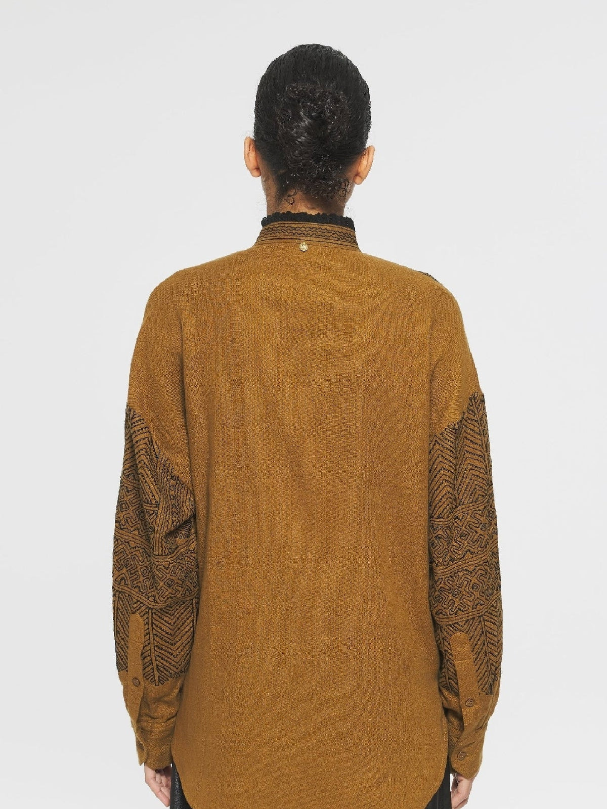 Tunique brodée Svetlana - Camel