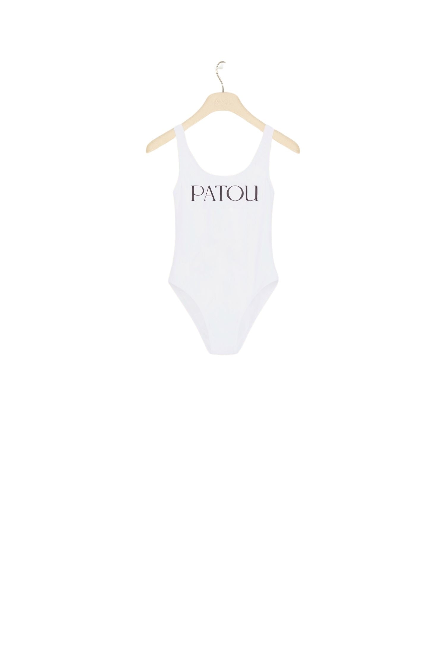 One-piece halter top - White