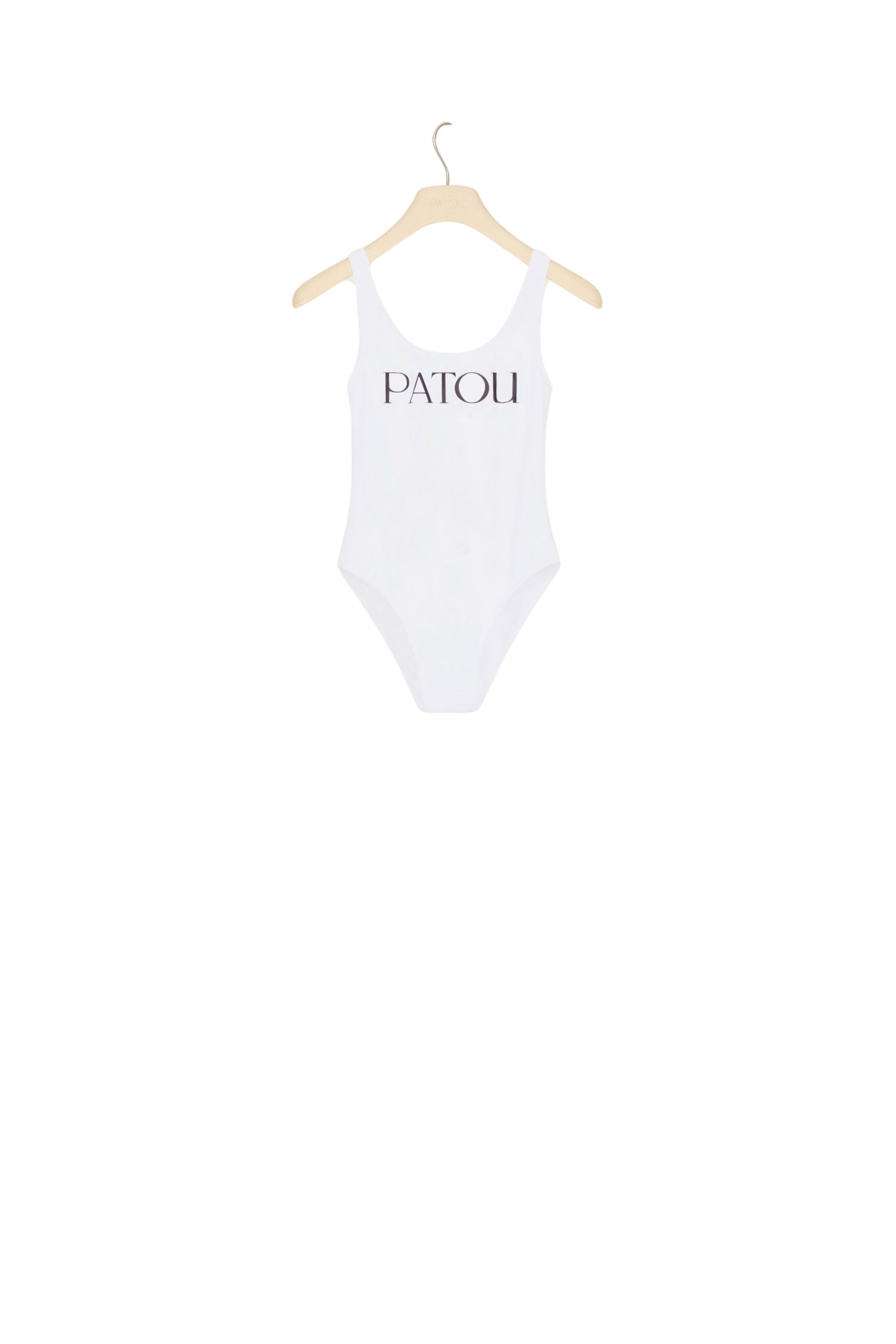 One-piece halter top - White