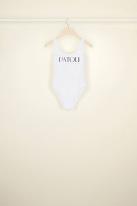 Maillot une-pièce à dos nu - Blanc