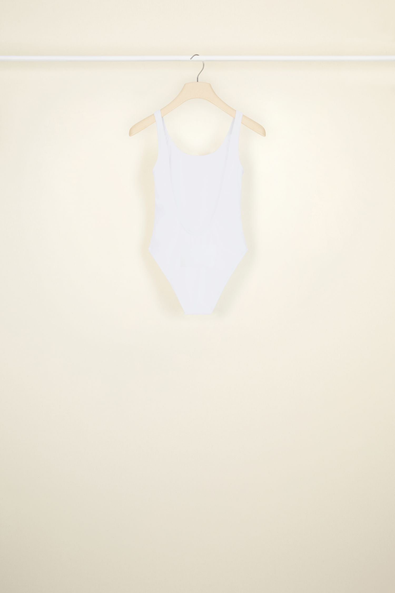 Maillot une-pièce à dos nu - Blanc