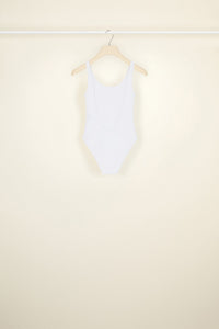 Maillot une-pièce à dos nu - Blanc