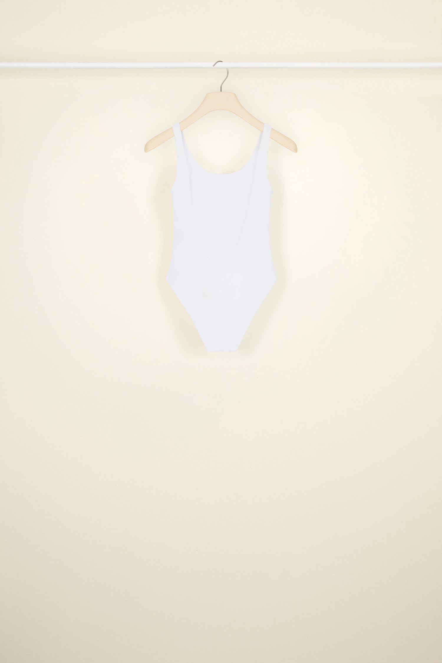 Maillot une-pièce à dos nu - Blanc