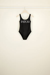 Maillot une-pièce à dos nu - Noir