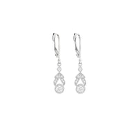 SWAN BOUCLES D’OREILLES DORMEUSES