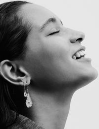 SWAN BOUCLES D’OREILLES DORMEUSES