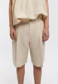 Short Swan en lin - Beige