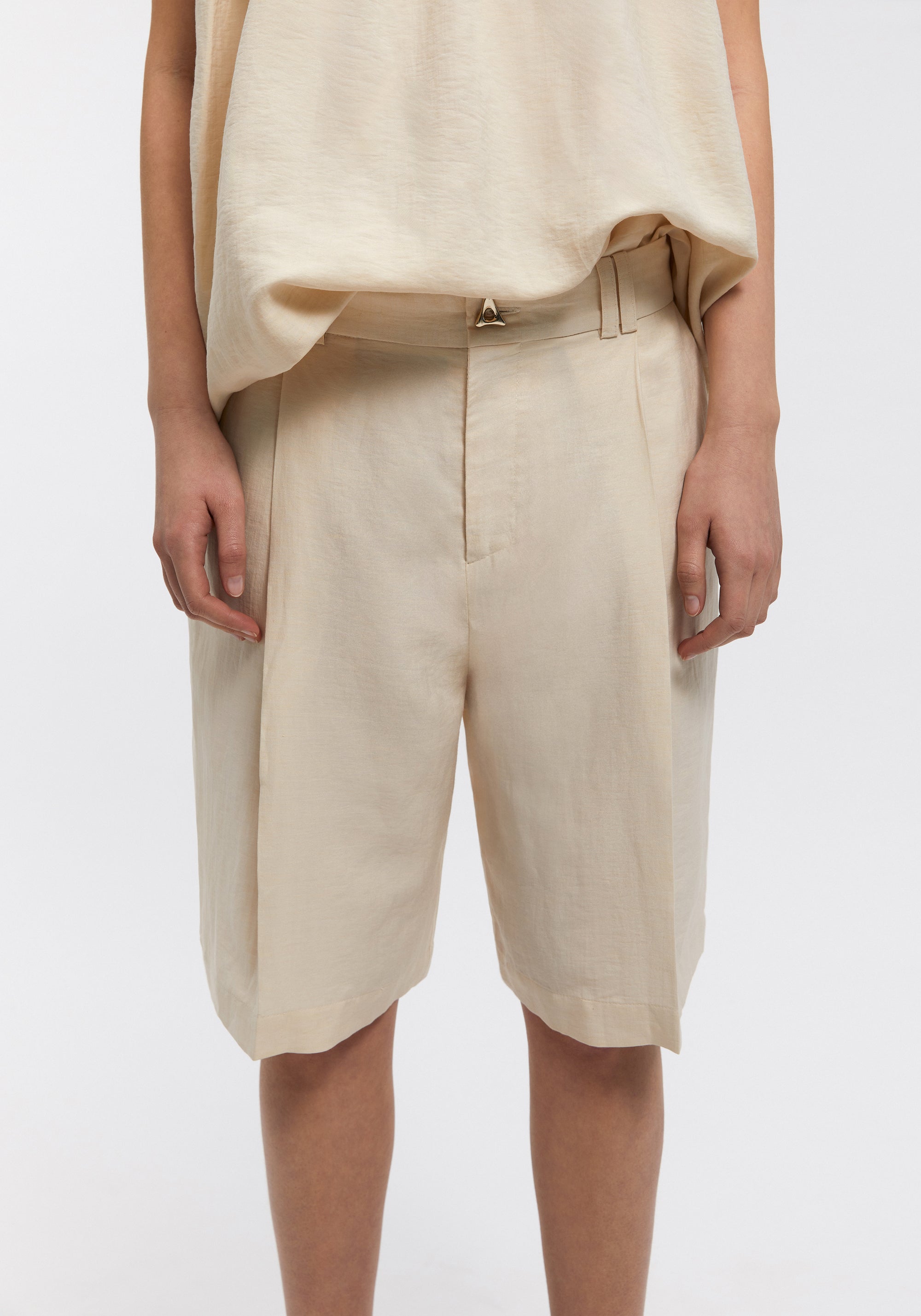 Short Swan en lin - Beige