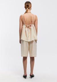 Short Swan en lin - Beige