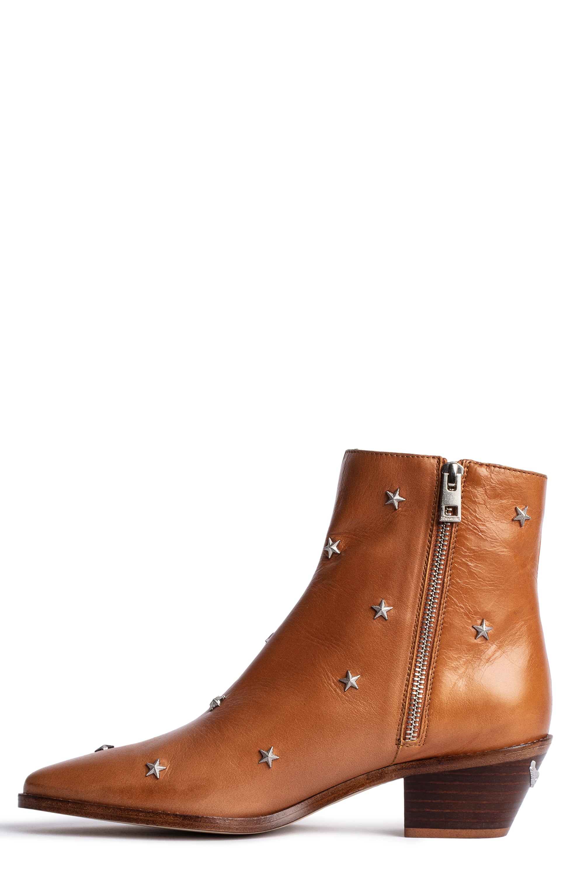 Tyler Vintage Stars leather boots - Tawny
