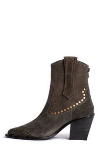 ZHORS KHAKI LINE CARA HIGH SUEDE