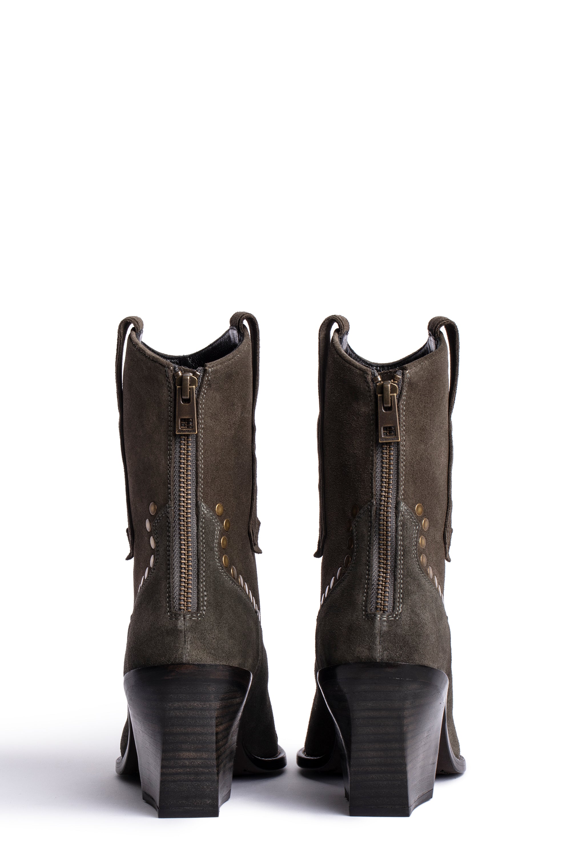 ZHORS KHAKI LINE CARA HIGH SUEDE