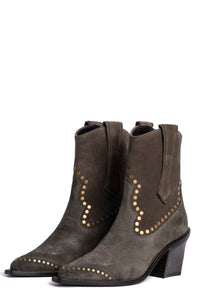 ZHORS KHAKI LINE CARA HIGH SUEDE