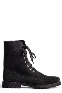 ZHORS LIGNE NOIR JOE LEO SUEDE + STRASS WELT
