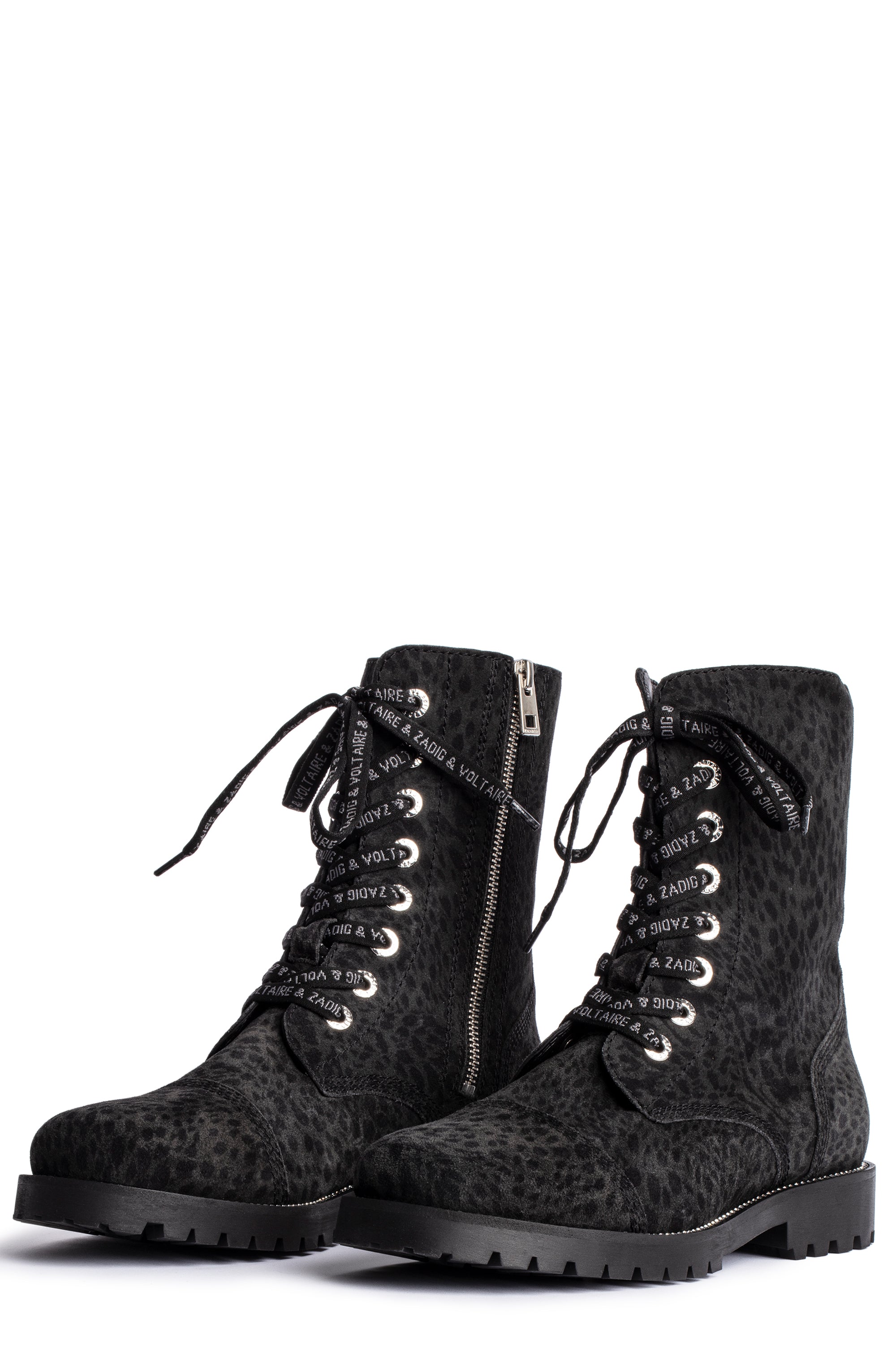 ZHORS LIGNE NOIR JOE LEO SUEDE + STRASS WELT