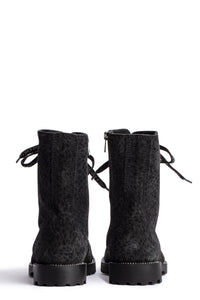 ZHORS LIGNE NOIR JOE LEO SUEDE + STRASS WELT