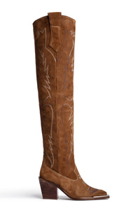 ZHORS LIGNE COGNAC CARA HIGH + SUEDE