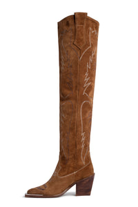 ZHORS LIGNE COGNAC CARA HIGH + SUEDE