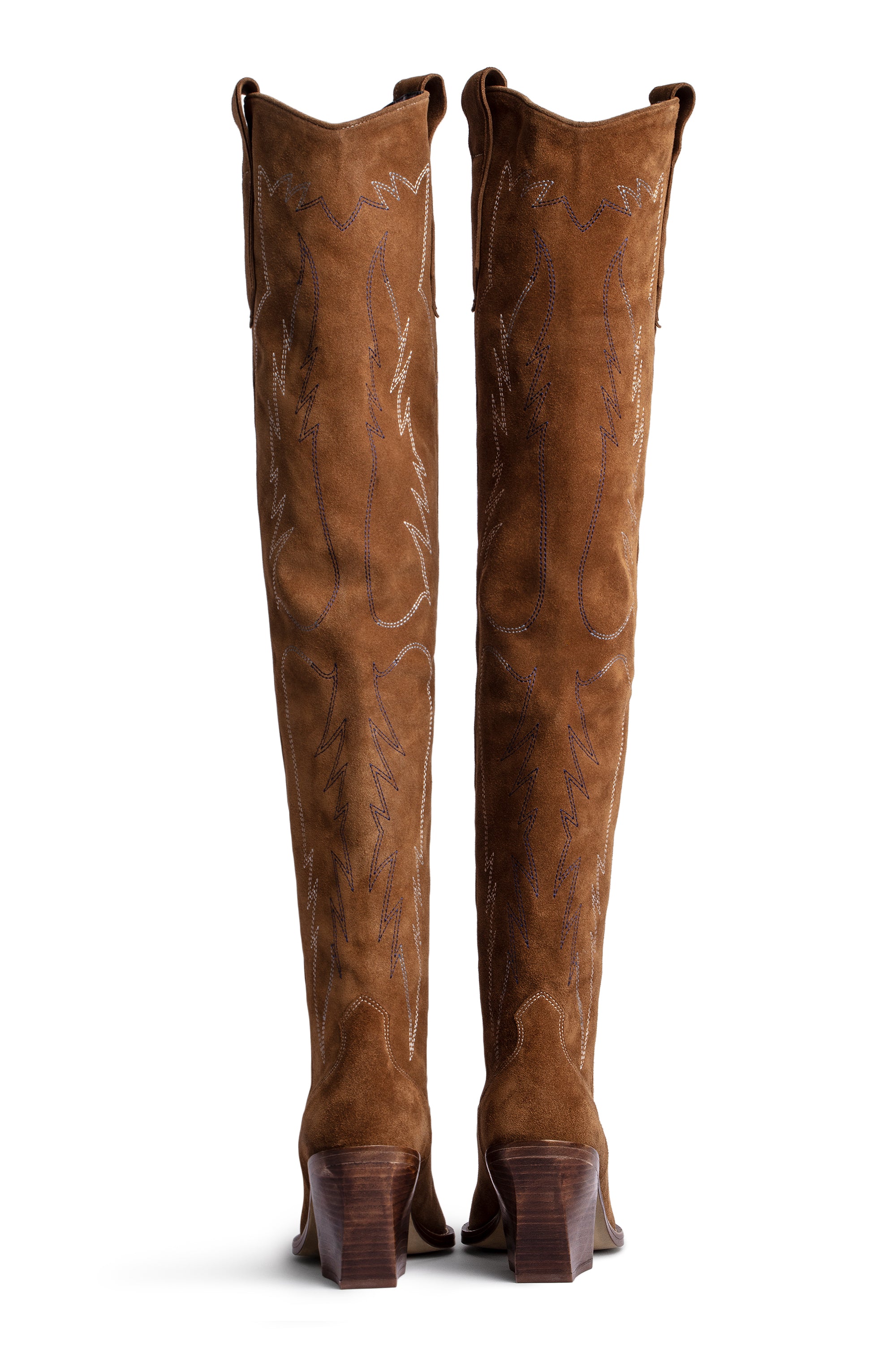 ZHORS LIGNE COGNAC CARA HIGH + SUEDE