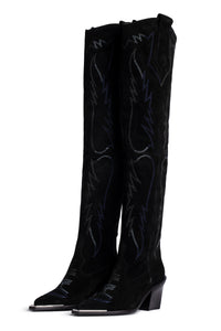 ZHORS LINE BLACK CARA HIGH + SUEDE