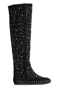 Santa leather boots - Black