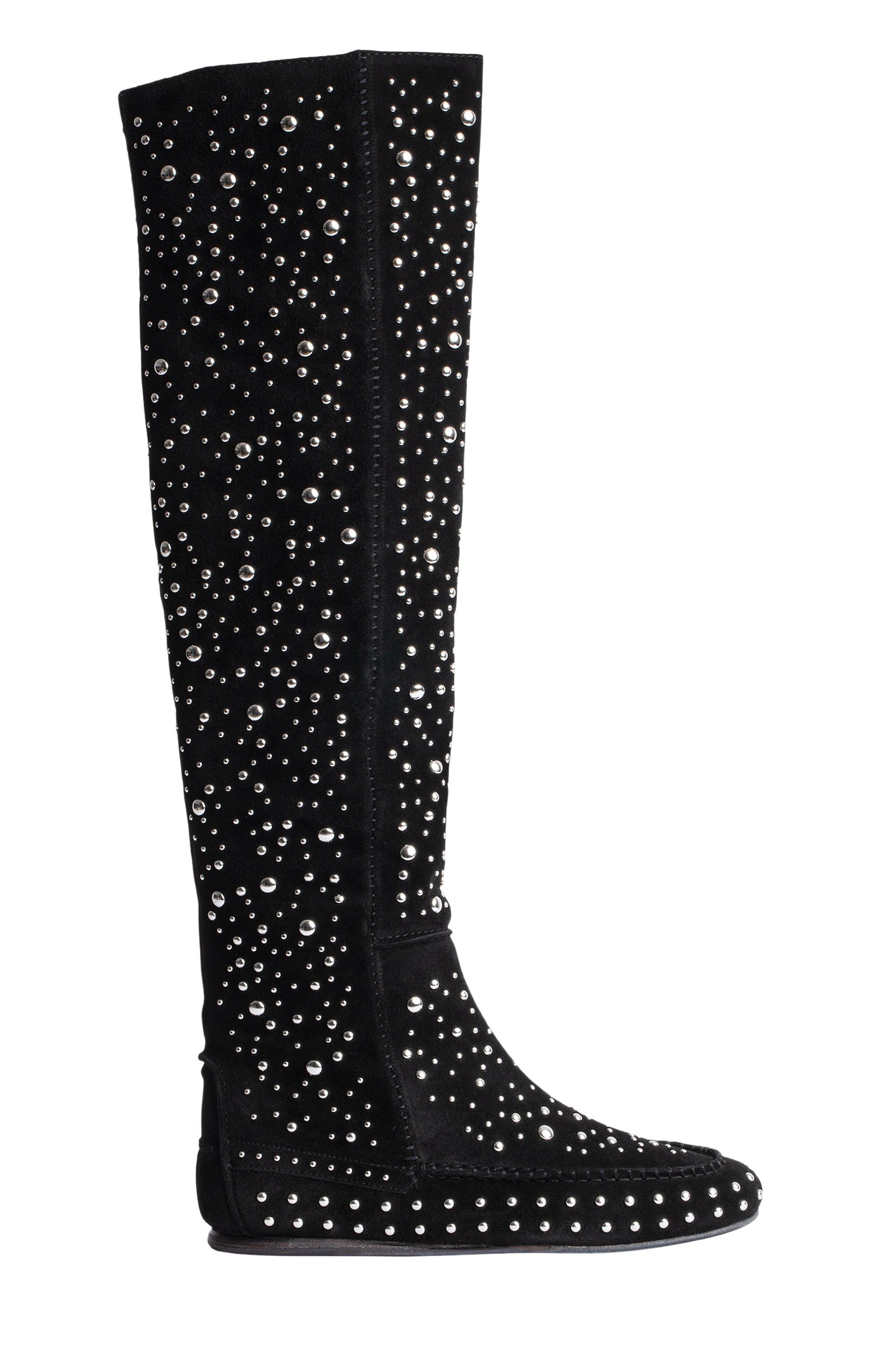 Santa leather boots - Black