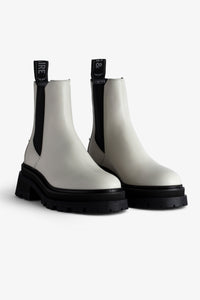 Ride leather Chelsea boots - Ice