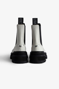 Ride leather Chelsea boots - Ice