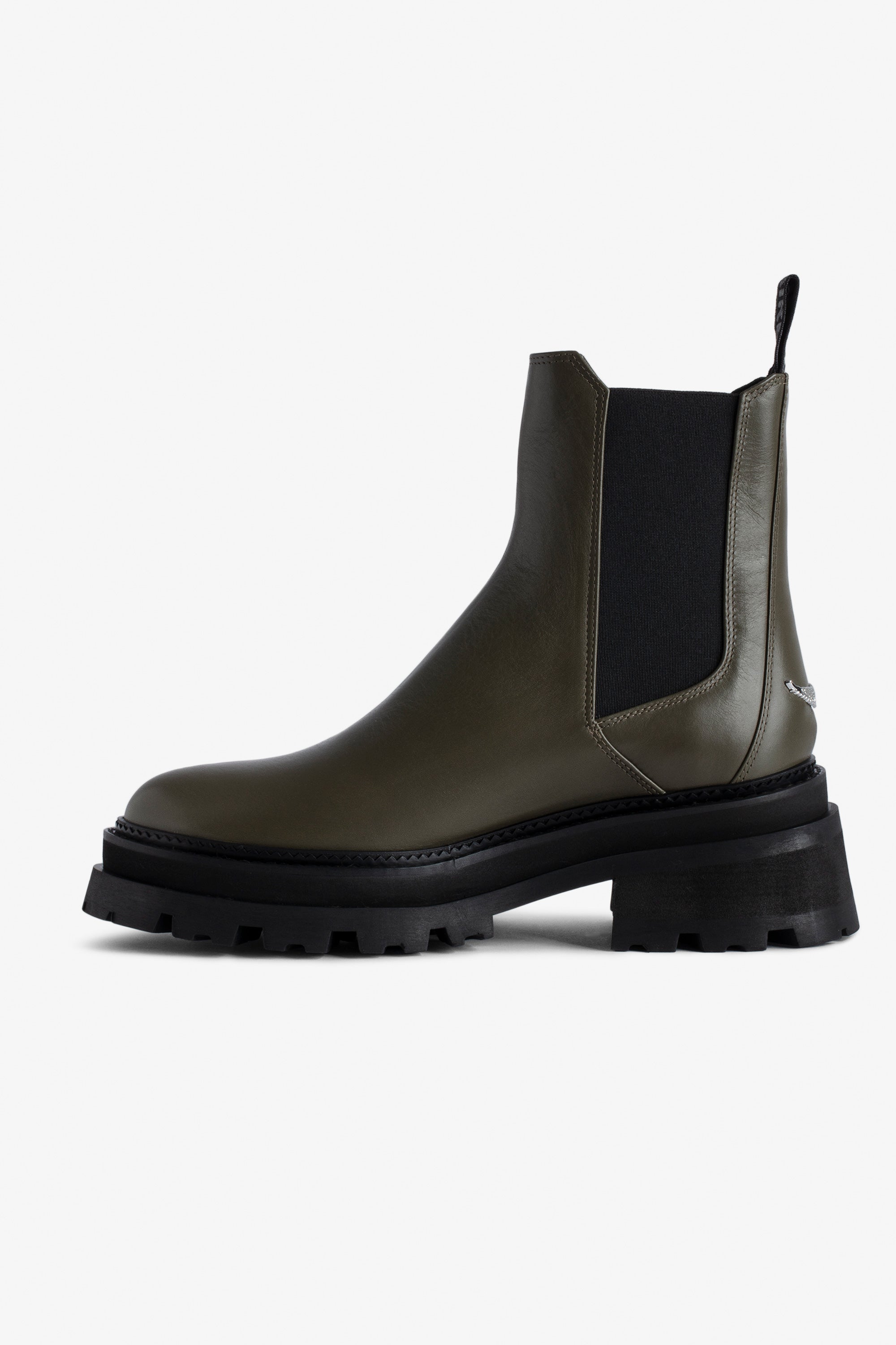 Ride leather Chelsea boots - Military