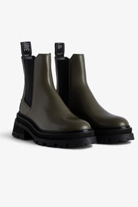 Ride leather Chelsea boots - Military