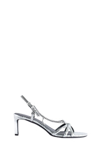 Sandales Sleepless en cuir - Silver