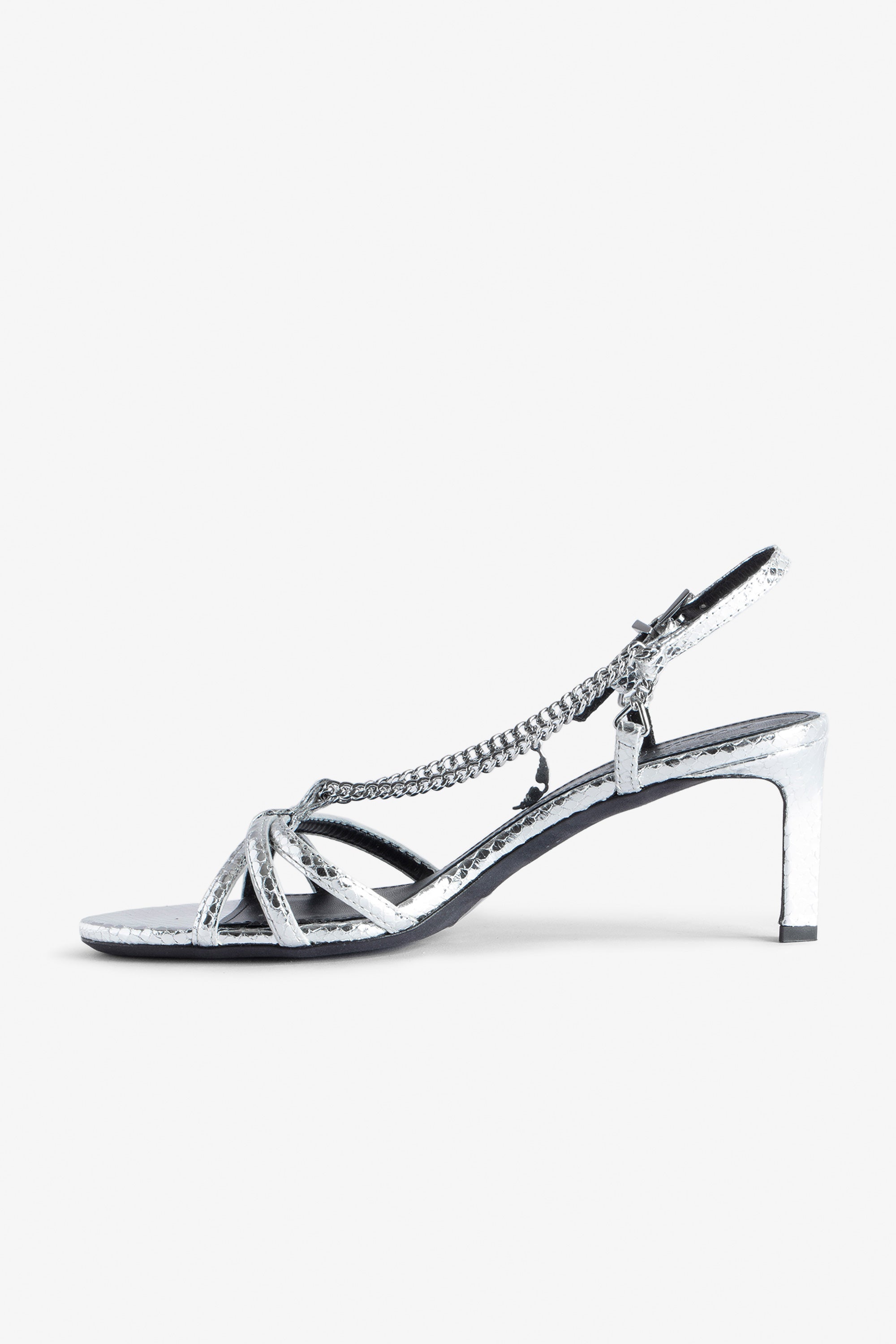 Sandales Sleepless en cuir - Silver