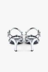 Sandales Sleepless en cuir - Silver