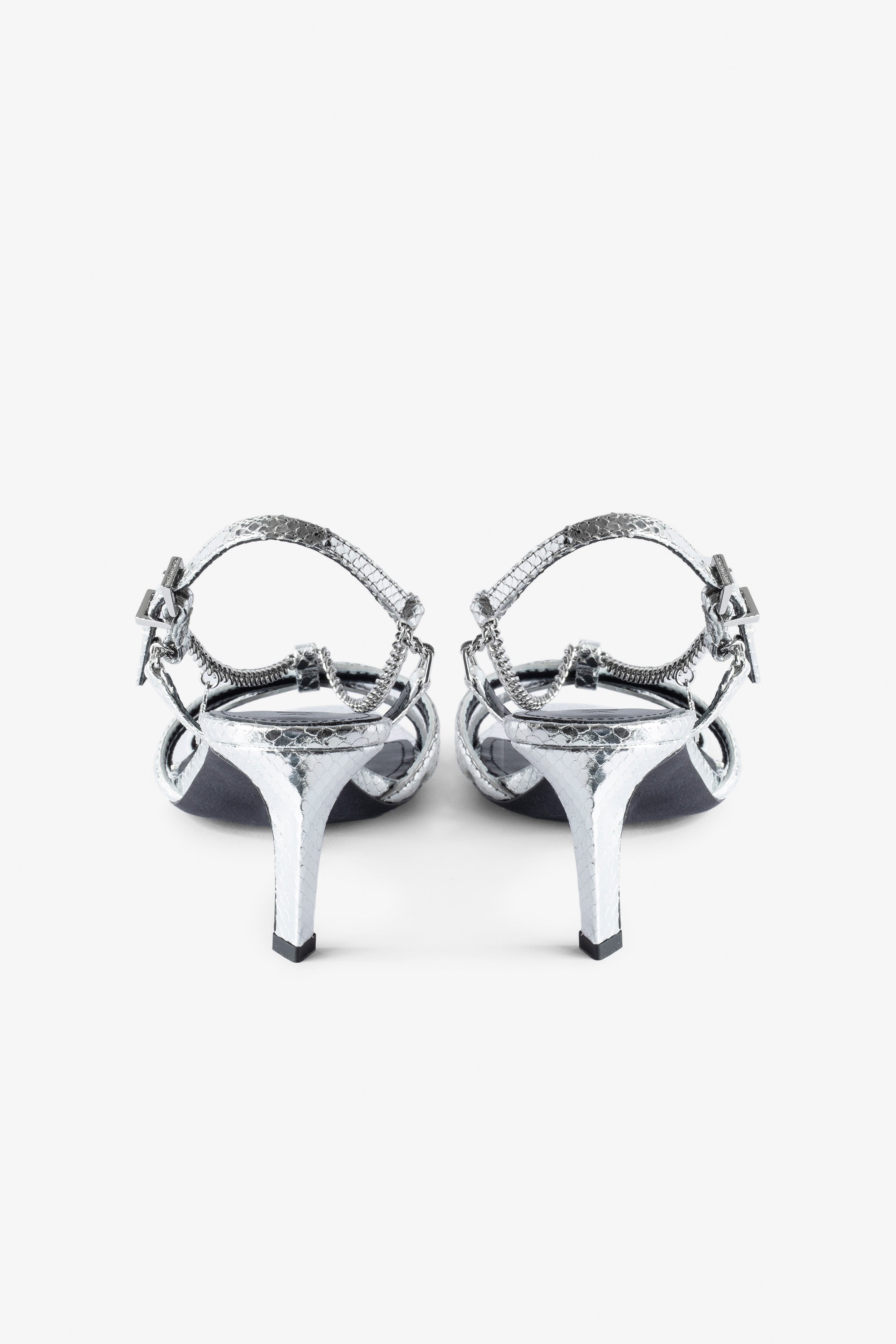 Sandales Sleepless en cuir - Silver