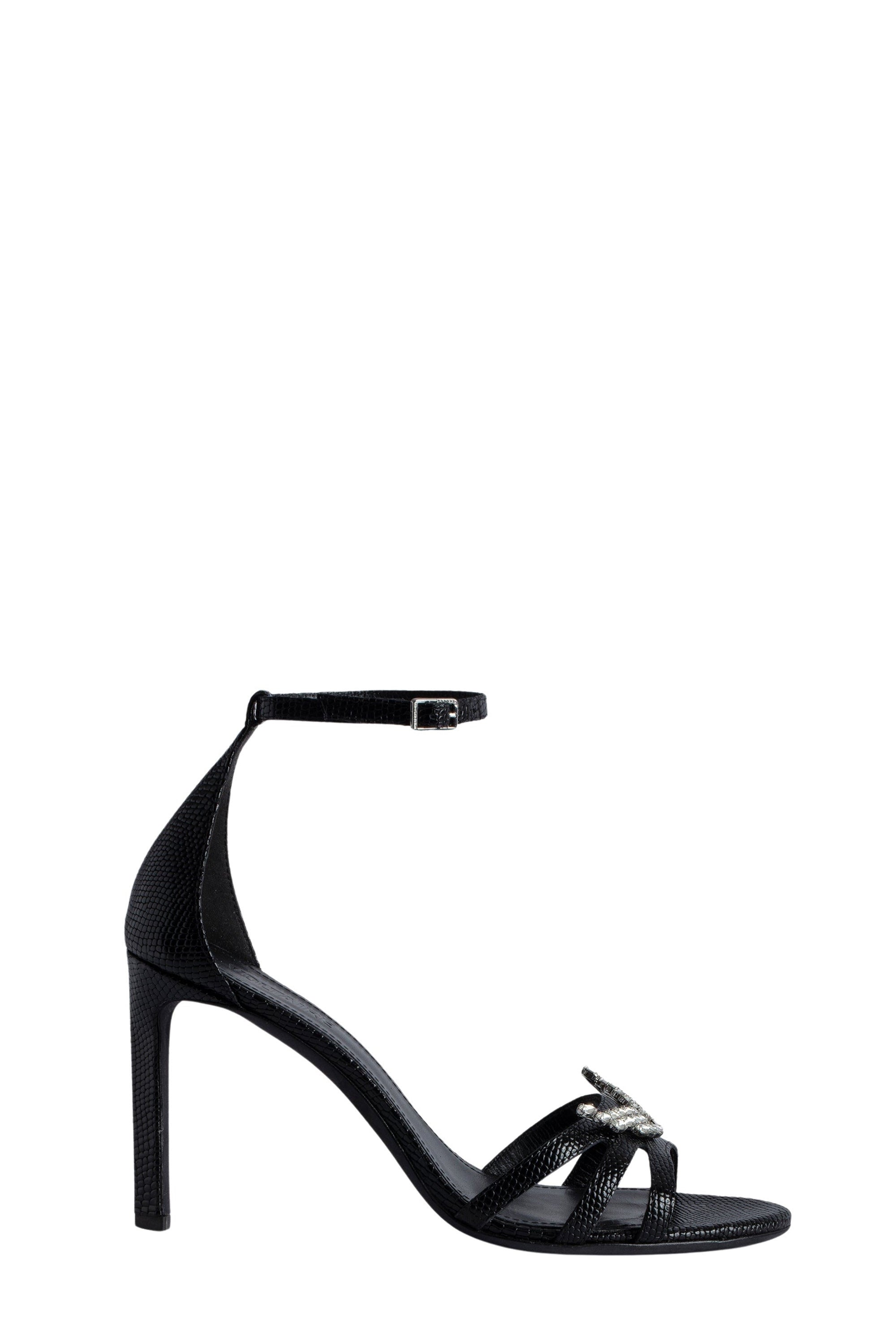 Amee Wing pumps in leather - Black
