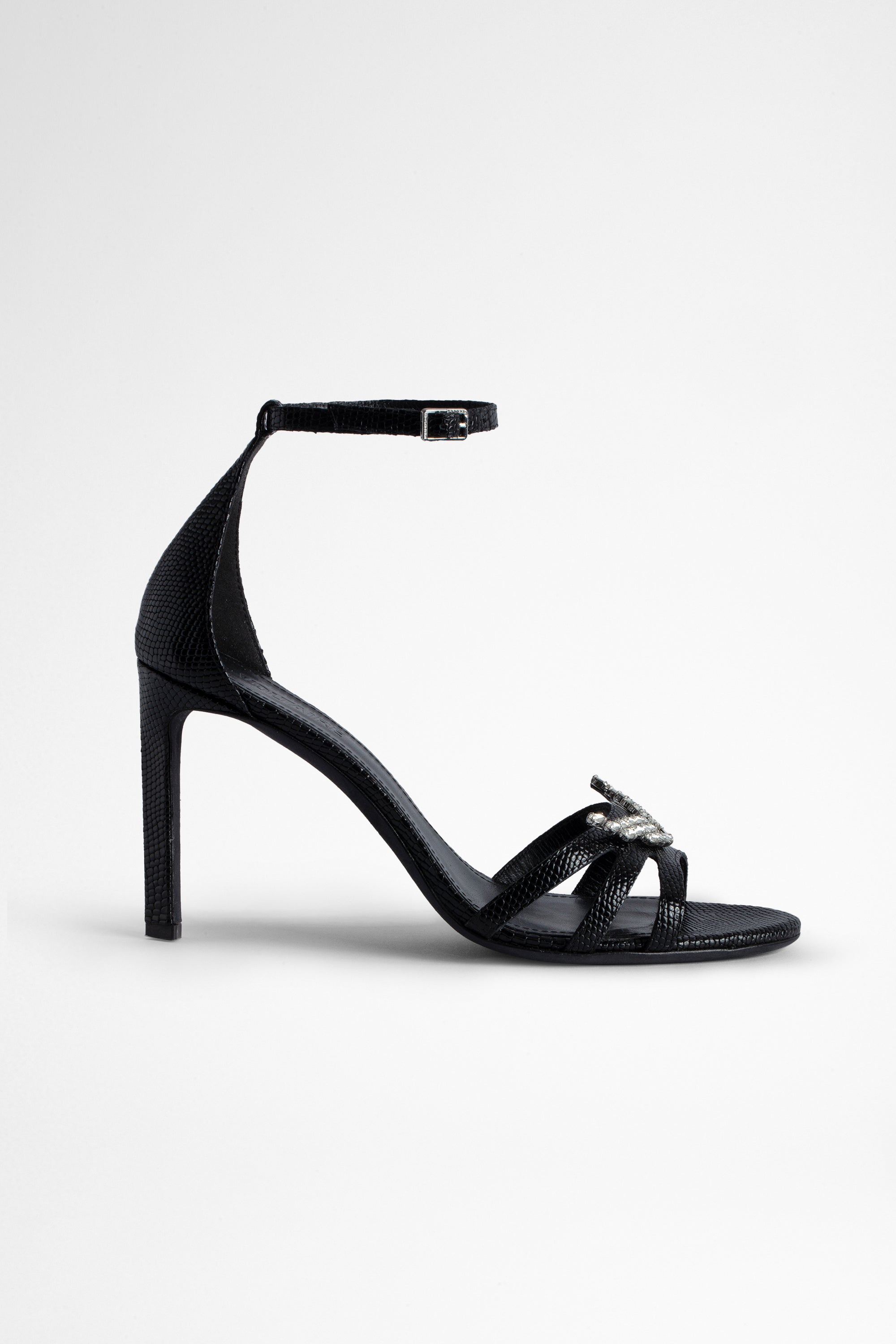 Amee Wing pumps in leather - Black