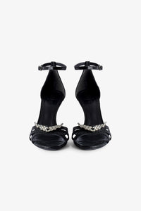 Amee Wing pumps in leather - Black