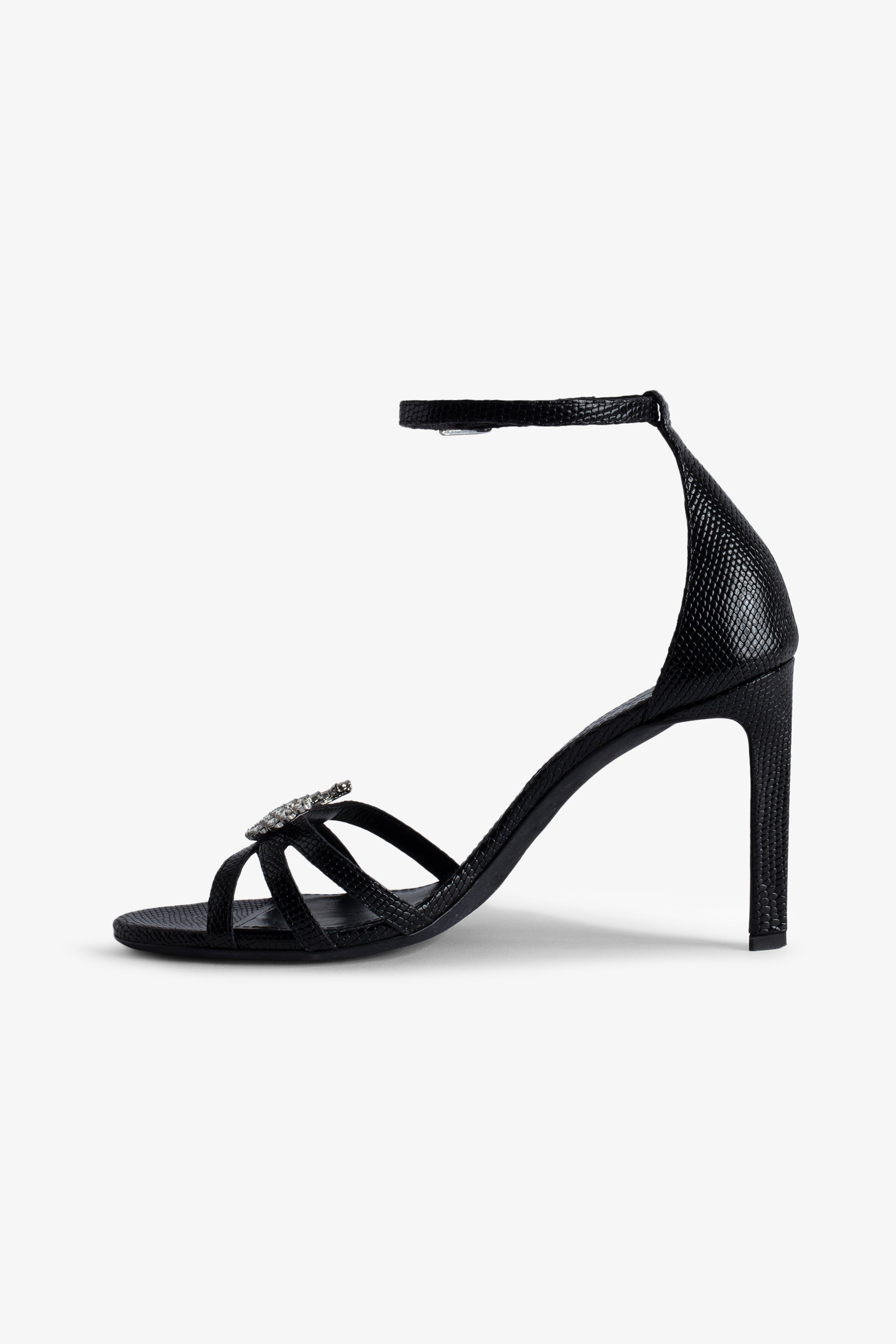 Amee Wing pumps in leather - Black