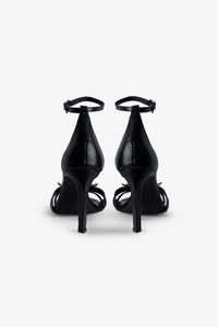 Amee Wing pumps in leather - Black