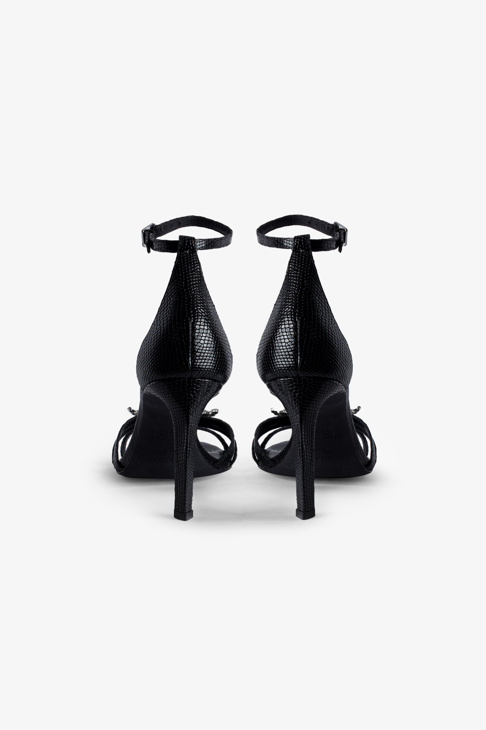 Amee Wing pumps in leather - Black